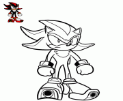 Coloriage shadow sonic adventure 2